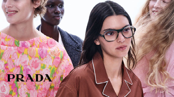 Kendall Jenner med Prada-briller