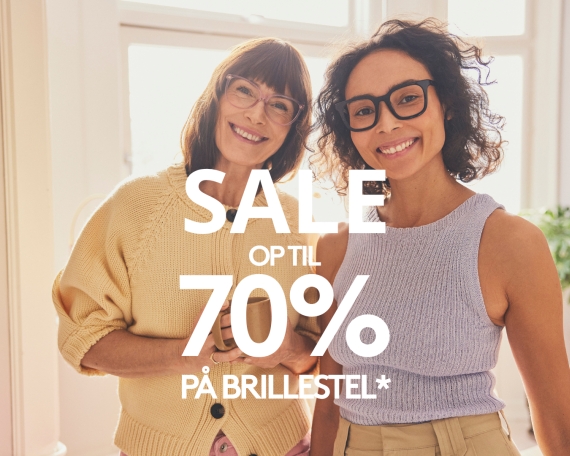 70% rabat på brillestel
