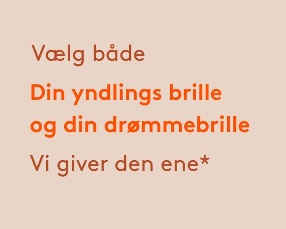 Vælg både find ynglings brille og din drømmebrille