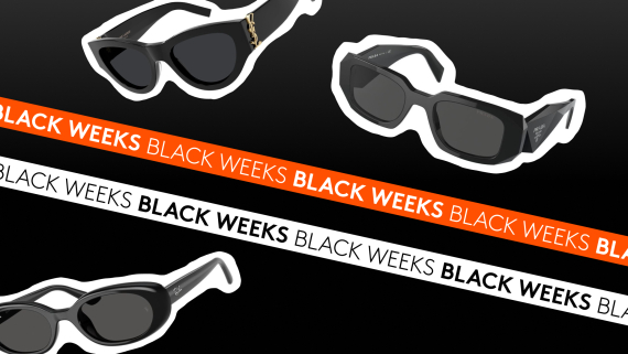 Solbriller og tekst Black Weeks