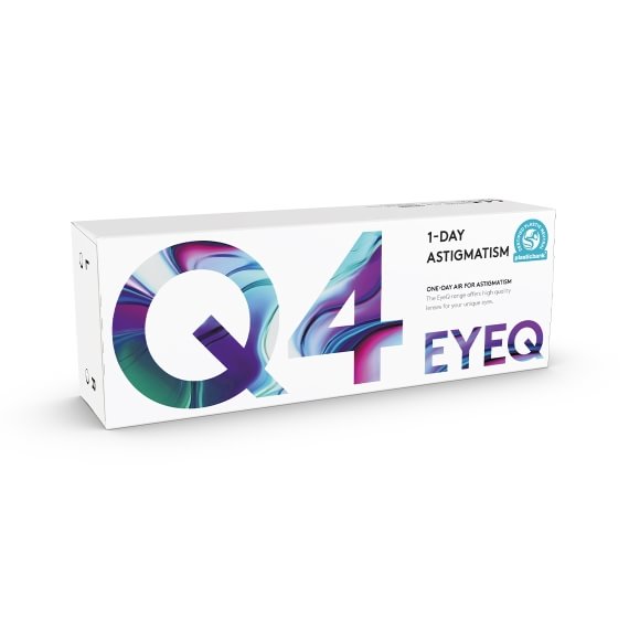 EyeQ One-Day Air For Astigmatism Q4 30 stk/pakke