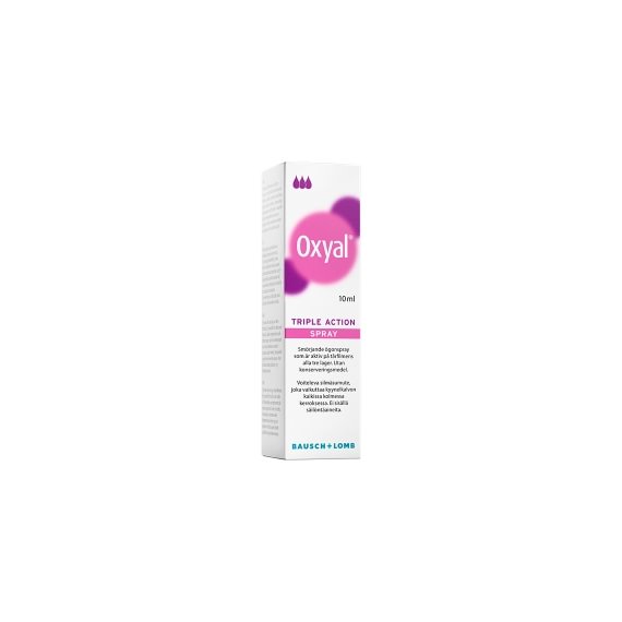 Oxyal Triple Action Spray Øjenspray 10 ml