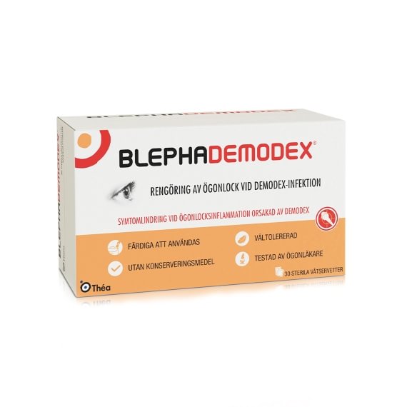 BLEPHADEMODEX Koskeuspyyhkeet 30 kpl