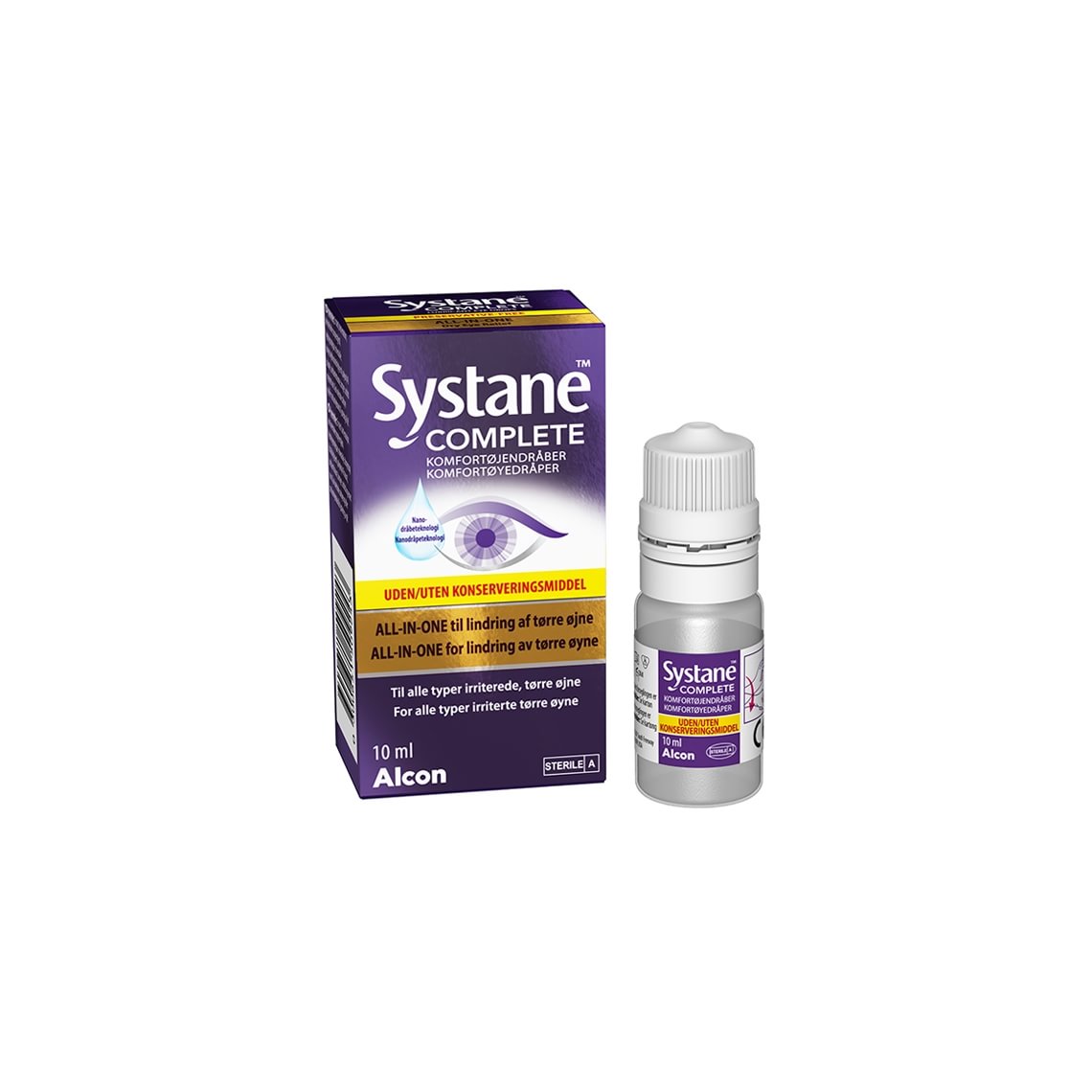 Systane Complete (Uden konserveringsmiddel)  Øjendråber 10 ml