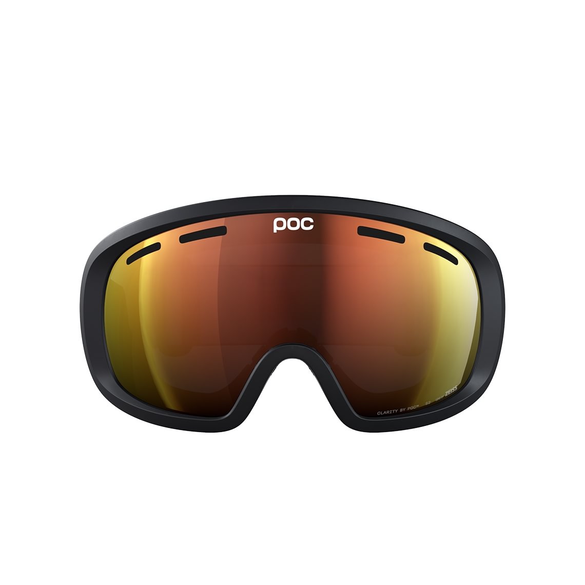 POC Fovea Mid Partly Sunny Orange Uranium Black